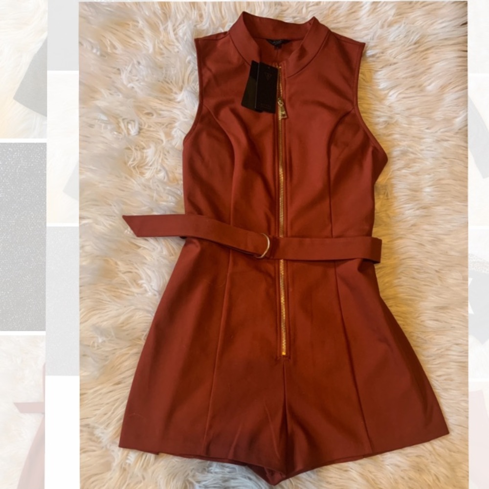 GUESS Rockette Belted Romper